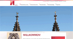 Desktop Screenshot of muensterbauverein-freiburg.de